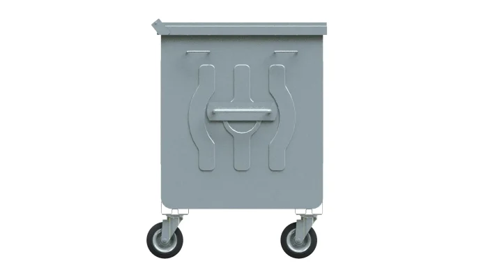 1100L metal çöp konteyner