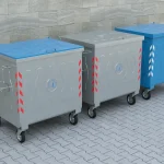 1100L metal çöp konteyner