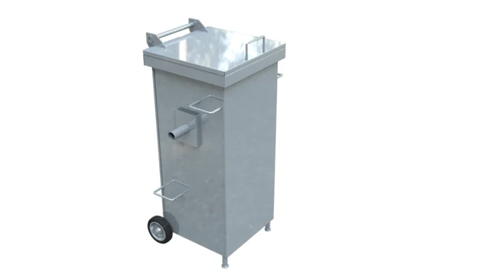 120l metal çöp konteyner